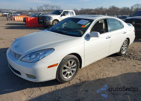 2003 Lexus Es 300 z USA, uszkodzony, nr VIN JTHBF30G736000776